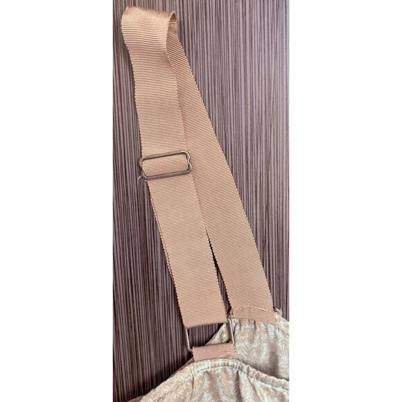 Banana Republic Gold/Green Silk Lace Trimmed Tank Top Small Fairy Flowy Dainty - Picture 5 of 6